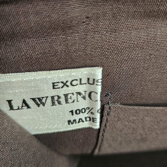 VINTAGE Lawrence Bentley Brown Floral Embroidered Brown Clutch Wristlet Bag - Picture 9 of 9